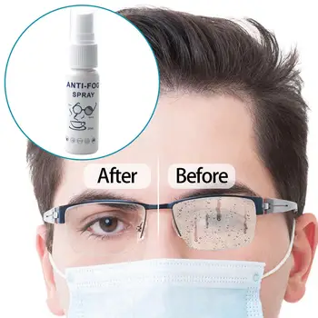 Anti Fog Spray Anti Fog Solution 20ml Defogger Eyeglass Lens Cleaner Spray for Windows Mirrors Очила Екрани Очила Очила