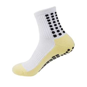 Anti Slip Football Спортни чорапи на открито за мъже и жени Баскетболни чорапи Йога Grip Футболни йога чорапи