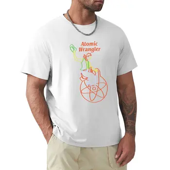 Atomic Wrangler тениска обичай тениска котка ризи бързо сушене тениска тениска мъже
