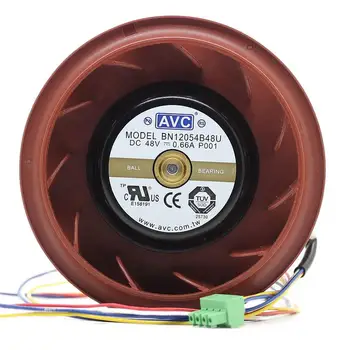 AVC BN12054B48U P001 48V 0.66A центробежен вентилатор 4-проводен охладител на вентилатора 120x120x54mm