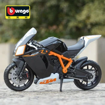 Bburago 1:18 KTM 1190 RC8 R сплав състезателни мотоциклет модел Diecasts метална играчка улични спортове мотоциклет модел симулация деца подарък