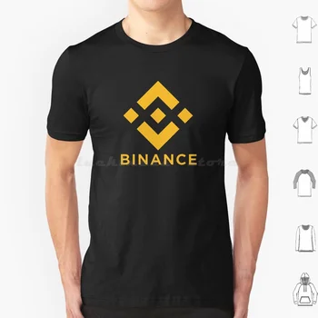 Binance монета Cryptocurrency-Binance монета Bnb T риза голям размер 100% памук Binance монета Binance монета Binance монета Hodl крипто