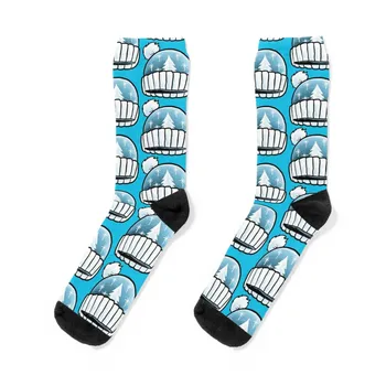 Blue Christmas Toque Socks цветни чорапи отвесни чорапи нови чорапи детски чорапи чорапи мъжки дамски