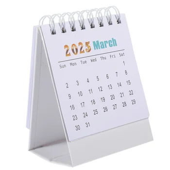 Book Desk Calendar Desk Pad Месечен календар Малък календар Календар Бюро Календар за Desktop Countdown Начало