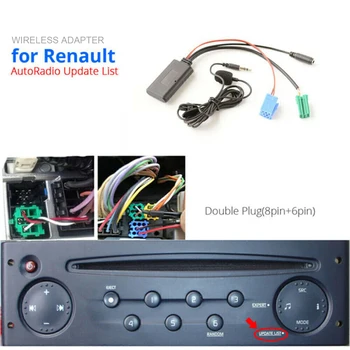 Car Bluetooth-съвместим модул AUX IN аудио MP3 музикален адаптер Handsfree безжичен Bluetooth-съвместим модул за Renault Laguna