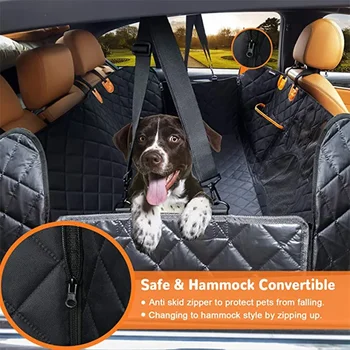Car Rear Travel Pet Bed 3 Хамак кучета в капака Seat rier 1 Mat Големи задни постелки за водоустойчива среда