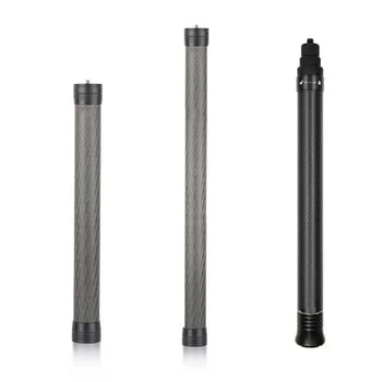  Carbon Fiber Extension Pole, Extendable Rod Handheld Stick Gimbal Handle Grip for Ronin S / Zhiyun / Feiyu 95AF