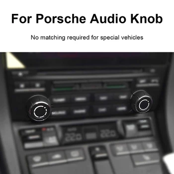 CD Бутон за контролен превключвател 97064292901 Конзола за автомобилен център Капак на копчето за аудио за Porsche Cayenne Panamera Macan Boxster 911