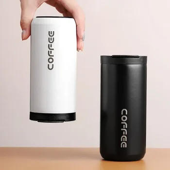 Cup бутилка неръждаема изолирани вакуумни колби стомана кола кафе непропускливи термични термос пътуване чаша преносими бутилки
