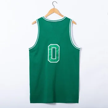 Custom Tatum бродирани мъжки баскетбол Джърси искате име лого номер 0 7 случайни спортни бягане фитнес обучение върхове