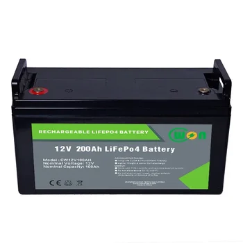 Deep Cycle 12V Lifepo4 литиево-йонна батерия слънчева rv 150Ah 200Ah 100Ah 12V литиева батерия