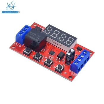 Delay Time Relay Module 5V12V24V Timed Programmable Optocoupler Isolation Pulse Cycle Power-off Trigger