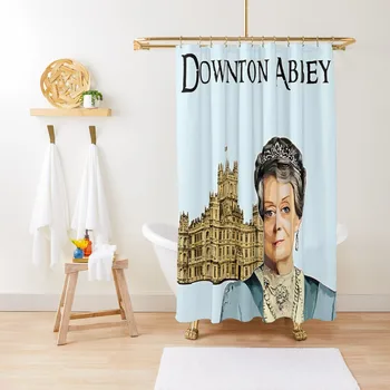 Downton Abbey Lady Violet Crawley душ завеса душ вана душ водоустойчив комплект за баня завеса