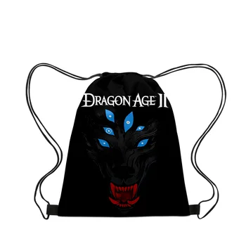 Dragon Age Dreadwolf чанти плат платно rawstring чанта раница жени/мъже отдих раница