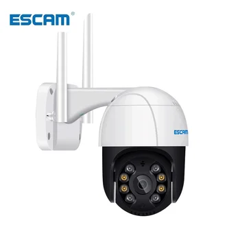 ESCAM QF218 1080P Pan/Tilt AI Хуманоидно откриване Съхранение в облака Водоустойчива WiFi IP камера с двупосочни камери за аудио наблюдение
