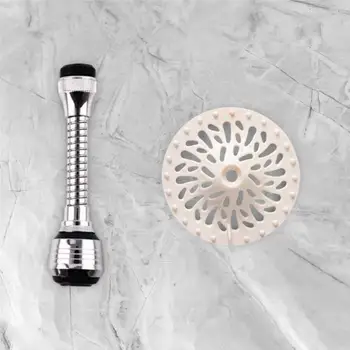 Faucet Splash Extender Увеличете налягането на водата Универсално въртене Splash Head Изтичане на вода Кухня Пестене на вода