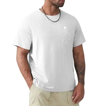 Finger Heart тениска Естетични заготовки за дрехи Slim Fit T ризи за мъже