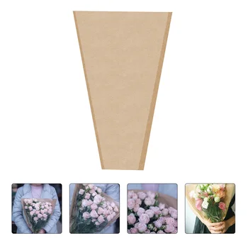 Flower букет чанта хартия букет ръкав цвете амбалажна хартия цветен букет подарък опаковки доставки