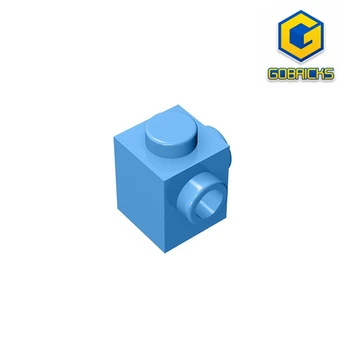 Gobricks GDS-1046 Тухла, модифицирана 1 x 1 с шипове от 2 страни, съседна съвместима с 26604 броя детски играчки