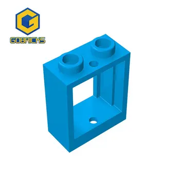 Gobricks GDS-783 рамка 1x2x2 Прозорец, съвместим с 60592 Сглобява строителни блокове Части Образователни творчески играчки
