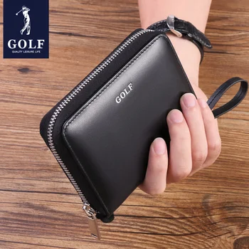 Golf real pickup bag мъжки голям капацитет мулти карта слот карта комплект нула портфейл многофункционална банка чанта за съхранение на кредитни карти