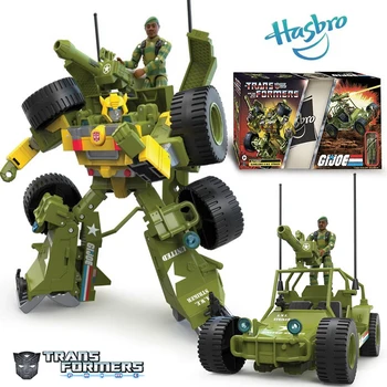 Hasbro Transformers G.I.JOE Limited Edition Autobot TROOPER3 Bumblebee A.W.E. Striker Deluxe Class Action Фигура Подарък за играчка