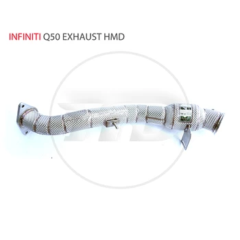 HMD изпускателен колектор водосточна тръба за Infiniti Q50 2.0T аксесоари за автомобили с каталитичен конвертор Колекторни всмукателни колектори