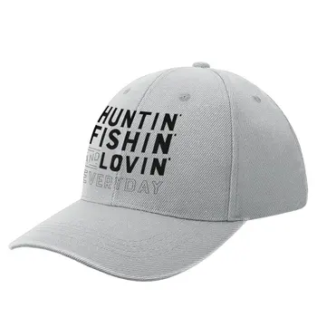 huntin fishin lovin лирика Бейзболна шапка Реколта Snapback капачка Коледна шапка дизайнер шапка мъже капачка жените