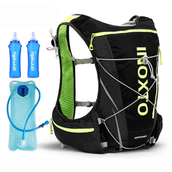 Inoxto Running Hydrating Vest Backpack Men 8L Cycling Backpack Hiking Marathon Hydrating Vest 2L Water Bag 500ml Water Bottle