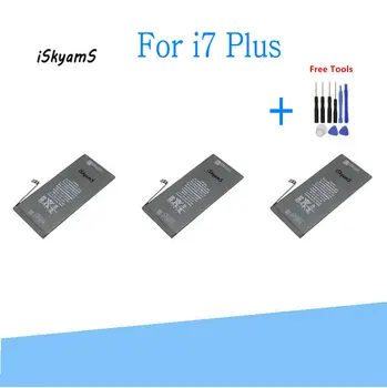 iSkyamS 3x 2900mAh 0 нулев цикъл Подмяна на литиево-полимерна батерия за iPhone 7Plus 7+ 7 Plus акумулаторни батерии + инструменти за ремонт