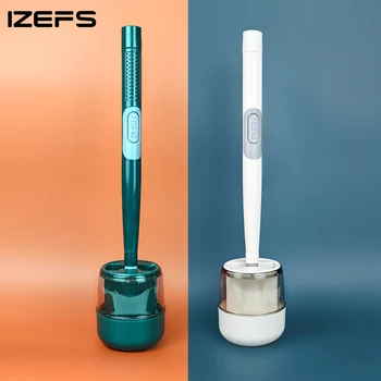 IZEFS Четка за тоалетна с почистваща течност Многофункционална четка за почистване на тоалетна WC Стенни инструменти за почистване Начало Баня
