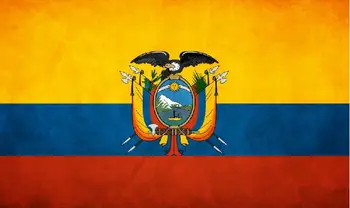  KAFNIK, персонализиран еквадор направи стария флаг ретро национален флаг 14 * 21cm / 30 * 45cm / 60 * 90cm (2 * 3ft) / 90 * 150cm за дома Декоративни