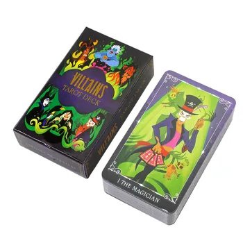 Kartu Tarot Oracle Komik Ramalan Misterius Kartu Tarot Gadis Kartu Permainan Papan Permainan Inggris Bermain Kartu Penjahat Taro