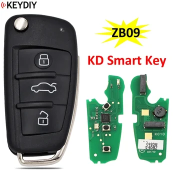 KEYDIY Universal 3B Smart Key ZB09 Car Key Remote Control Замяна на KD-X2 Подходящ за повече от 2000 модела за Audi Style