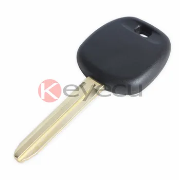 KEYECU Замяна Uncut запалване чип ключ транспондер празен съвместим за Toyota Dot чип 4D67