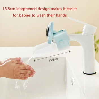 Kichen вода кранче удължител ръка измиване за деца деца бебе мивка кранче удължител домакинство баня дропшипинг