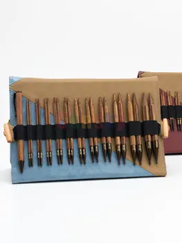 KnitPro GINGER Комплект сменяеми игли за плетене. Стандартна дължина 12 см, топла на допир и нежна в ръката