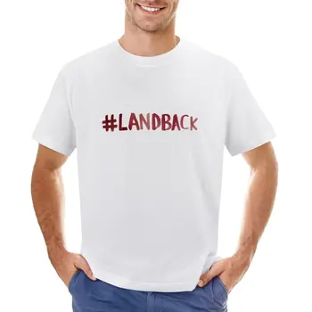 Land Back тениска смешно ново издание тениски за мъже