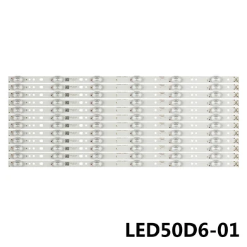 LED лента за подсветка 6 лампа LED50D6-01(A) 30350006202 за JVC LT-50C550 Haier 50E3500A 50A6M 50A6 LE50U51A LT-50EM76 50E3500