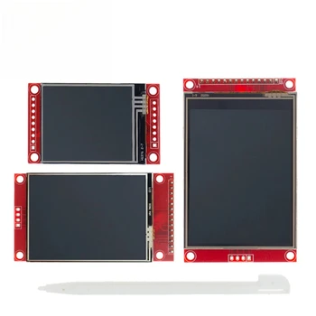 LQY 1.8/2.4/2.8 инчов TFT пълноцветен екран LCD дисплей модул със сензорно устройство IC интерфейс SPI 128 * 128 240 * 320 за Arduino