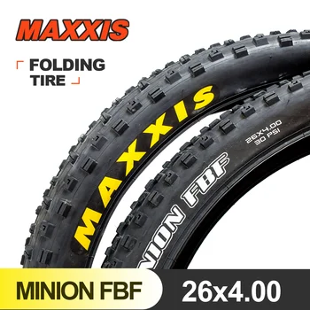 MAXXIS 26 Minion FBF FBR 26 * 4.0 26 * 4.8 Fold MTB планинска велосипедна гума за пробно каране Fat Bike Plus гума Low Rolling Bicycle Part