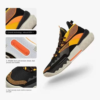 Mesh Мъжка спортна обувка 361 Степен мъже мъжки маратонки баскетболни обувки ходене маратонки възглавница Кошница PRM