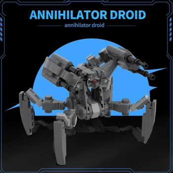 MOC космически войни оръжие робот строителни блокове Corpenek анихилатор дроид от тухли Fetts DIY модел детски играчки подаръци