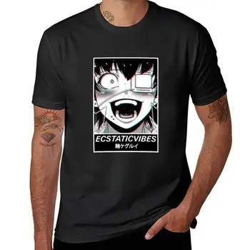 New ECSTATIC VIBES - Kakegurui Modern Streetwear Естетическа тениска тениска за момче реколта тениска дизайнер тениска мъже