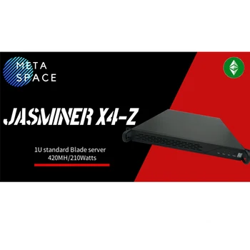NEW Jasminer X4-1U Z Миньор 1U сървър 420MH / s Hashrate Ниска консумация на енергия 210W ETC Миньор Жасмин Mining от ipollo V1 Mini