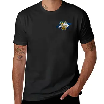 New Kentucky State Police T-Shirt сладък върховете бързо сушене риза момчета тениски мъжки дрехи Къс ръкав чай мъже