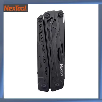 NexTool Черен рицар 11-в-1 многофункционални къмпинг инструменти нож открит оцеляване сгъваеми клещи ножици ръка комплект