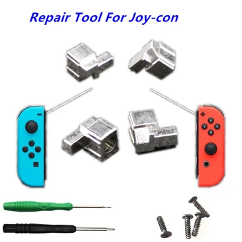 Nintend Switch NS Joy Con Metal Lock Buckles Комплект инструменти за ремонт на Nintendos Switch Joy-Con контролер с отвертки Y винтове