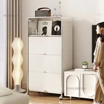 Nordic Кухненски шкафове Подови многослойни домакински луксозни шкафове за съхранение Шкафове Многофункционални бюфети K