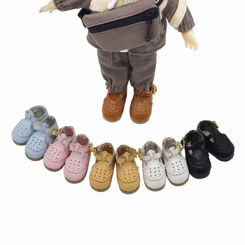  OB11 обувки, 1 чифт обувки за кукли с дупки за 1/12 BJD кукли и Obotsu11, YMY, GSC кукли, играчки обувки кукла & аксесоари подарък за деца